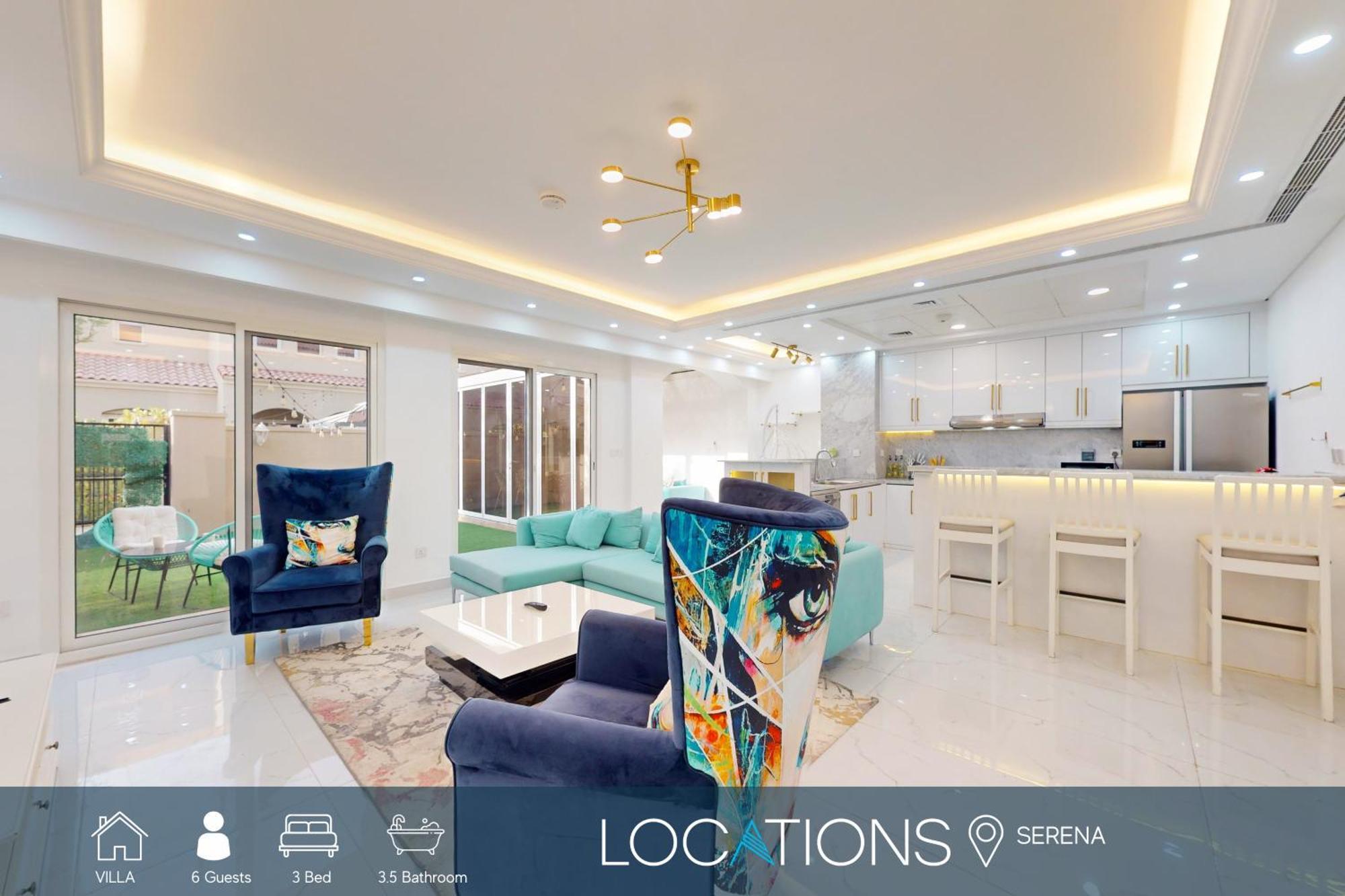 Bella Casa At Serena - Peaceful Three Bed Villa Дубай Екстериор снимка